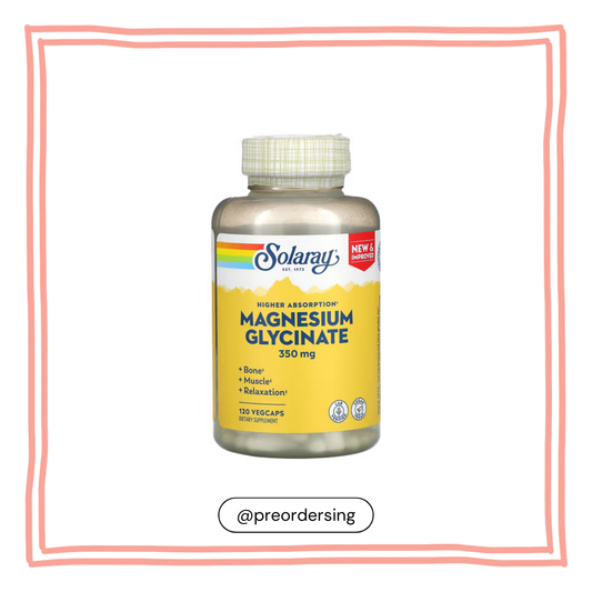 Solaray High Absorption Magnesium Glycinate 350 mg