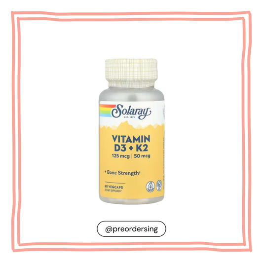Solaray Vitamin D3 + K2