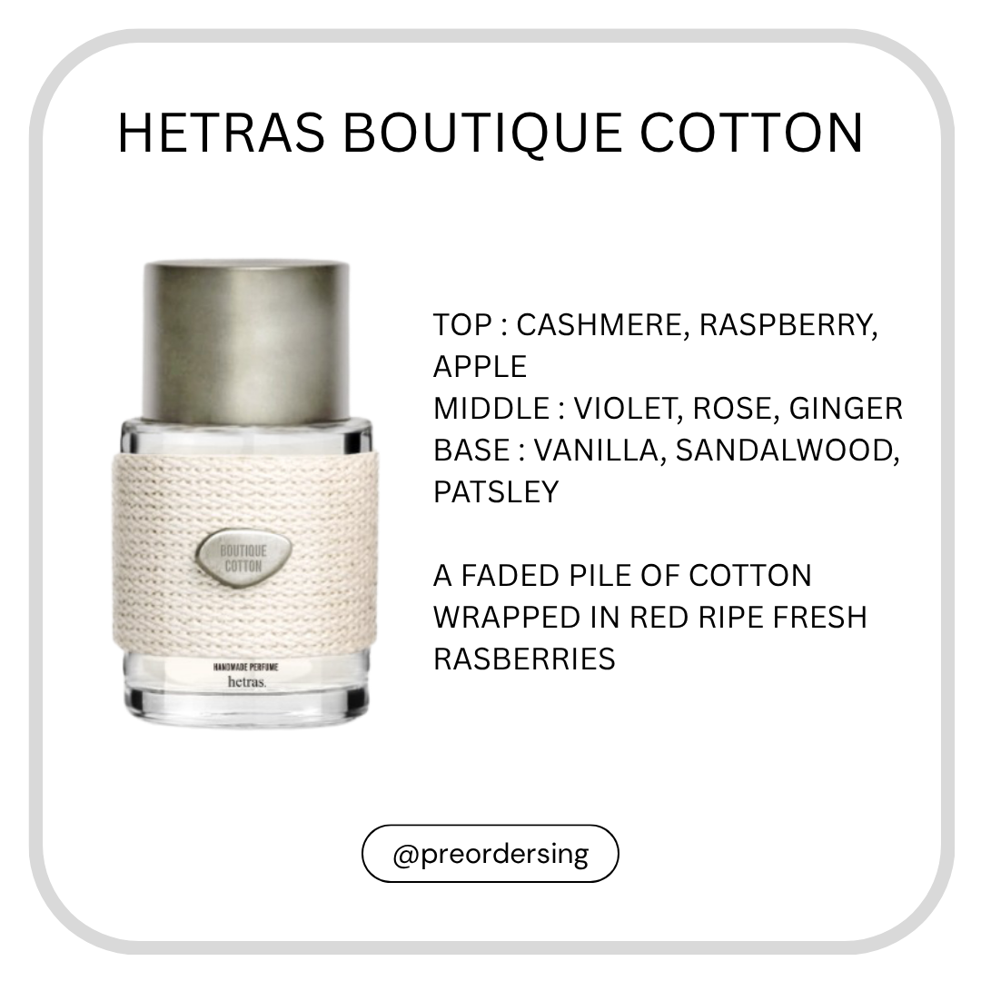 HETRAS Handmade Perfume 50ml